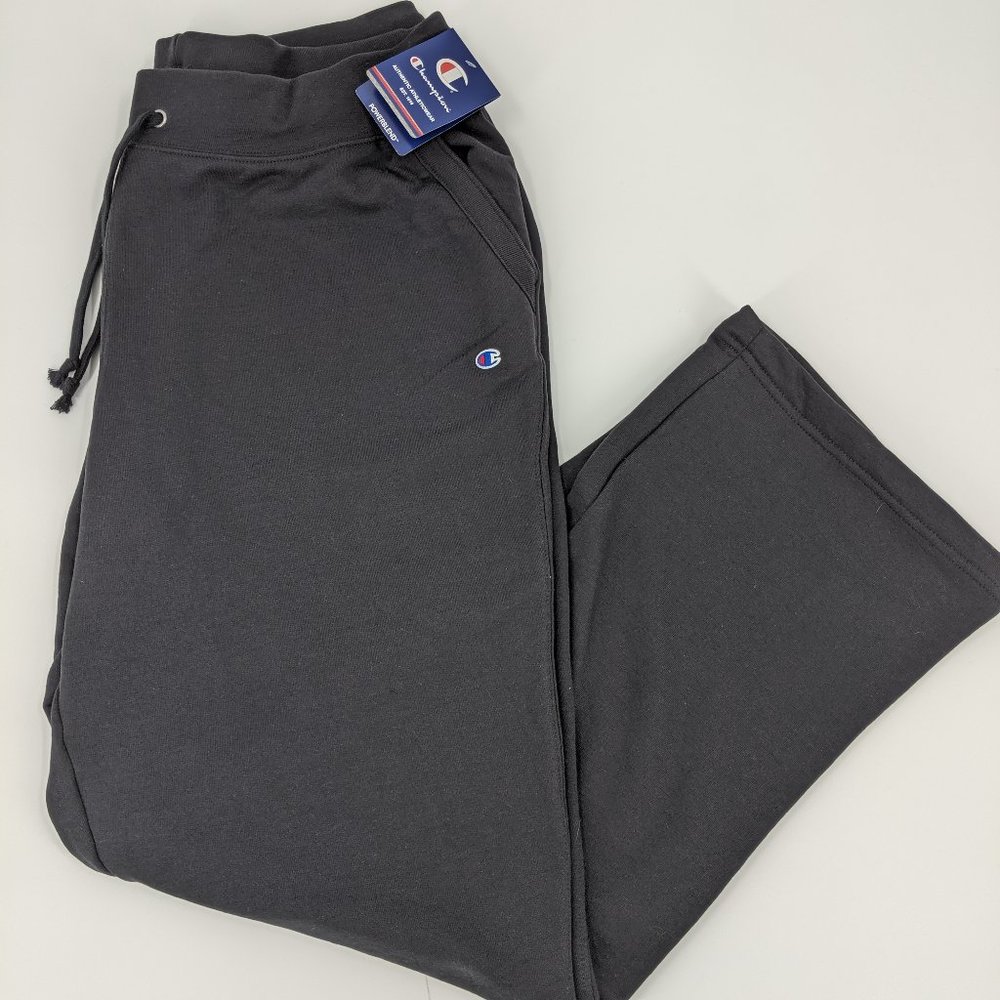 Champion Women's Fleece Open Bottom Pant 2XL